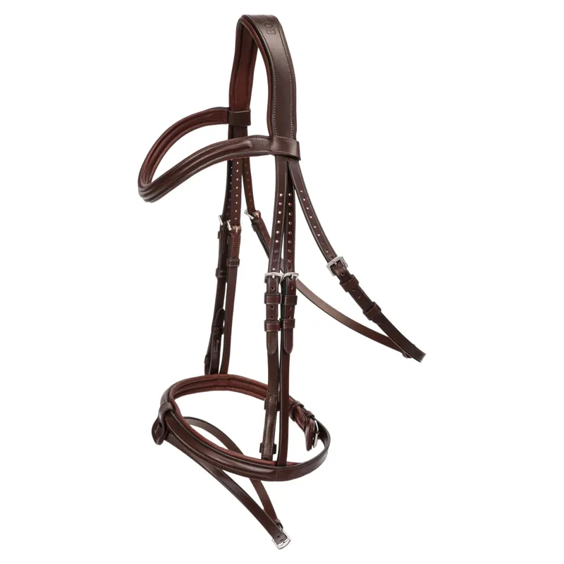 Equiline Classic Flash Bridle - Brown