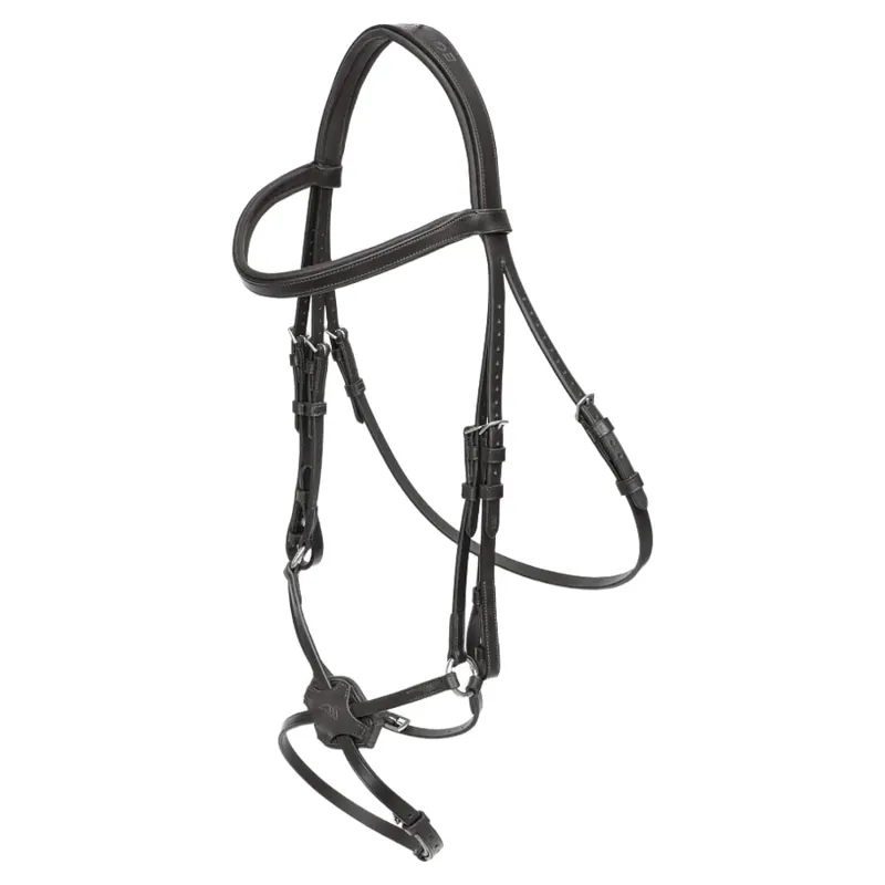 Equiline Classic Mexican Grackle Bridle - Black