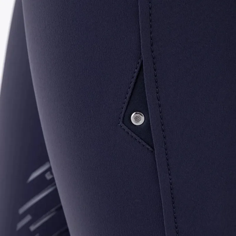 Equiline Cornek Knee Grip Womens Breeches - Blue-3