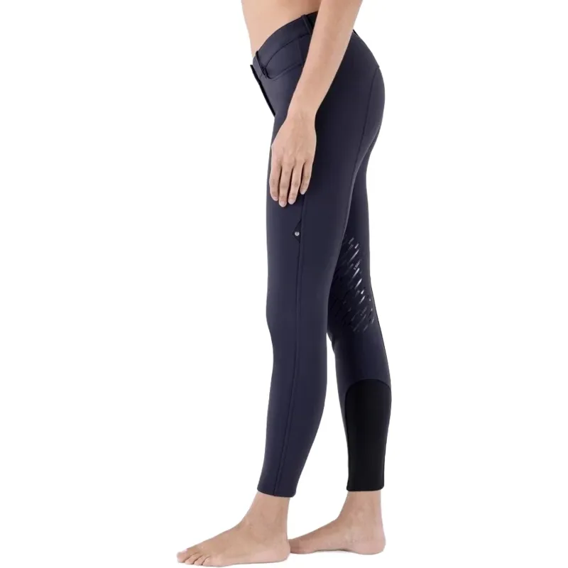 Equiline Cornek Knee Grip Womens Breeches - Blue-5