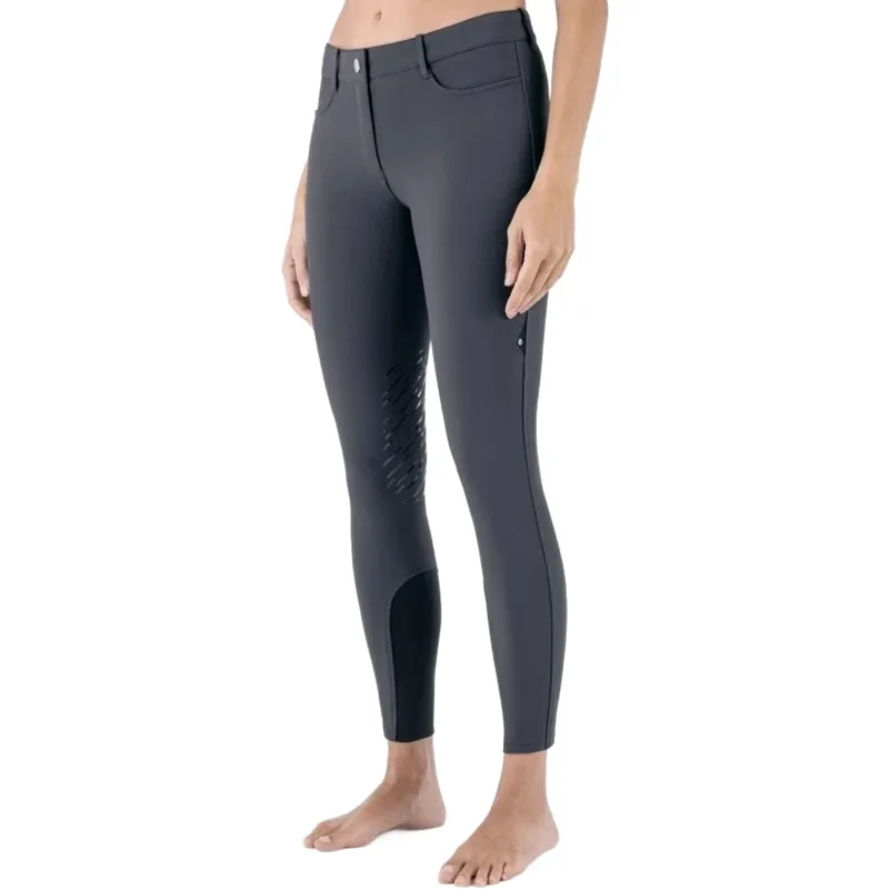 Equiline Cornek Knee Grip Womens Breeches - Grey