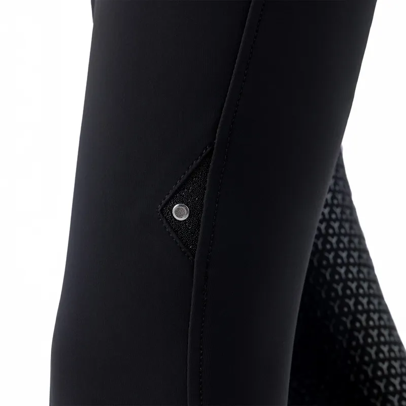 Equiline Crystalef High Waist Full Grip Ladies Breeches - Black-4