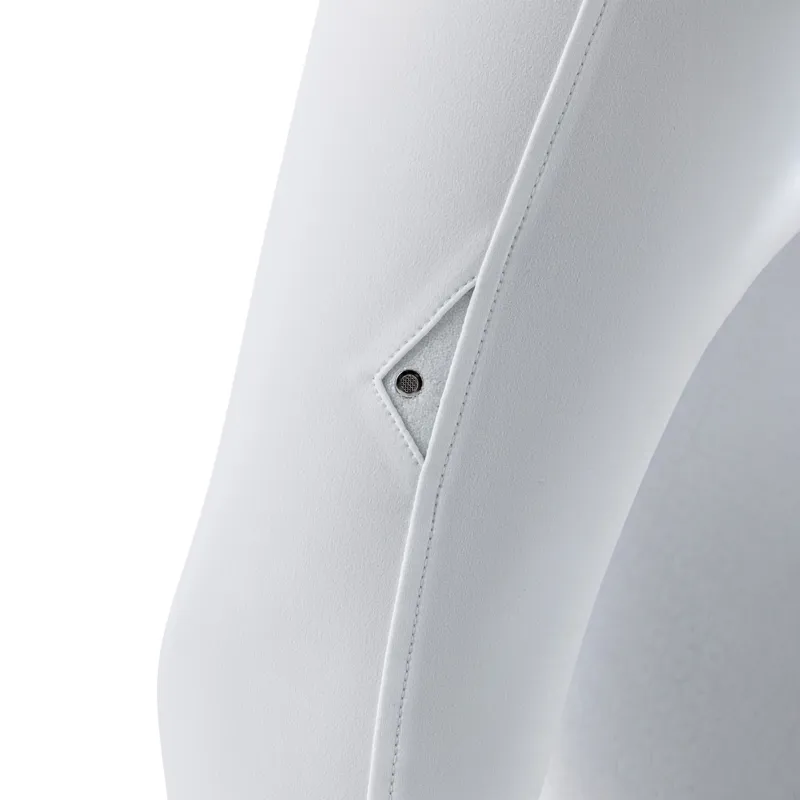 Equiline Crystalef High Waist Full Grip Ladies Breeches - White-3