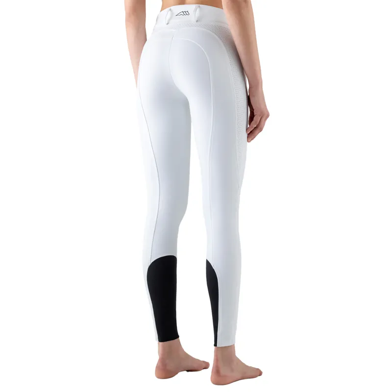 Equiline Curtek Ladies Knee Grip Breeches - White-1