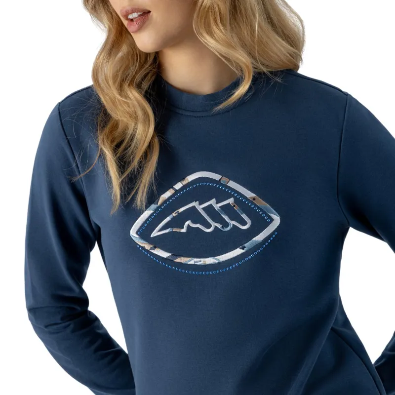 Equiline Eben Womens Sweatshirt - Dark Denim-1