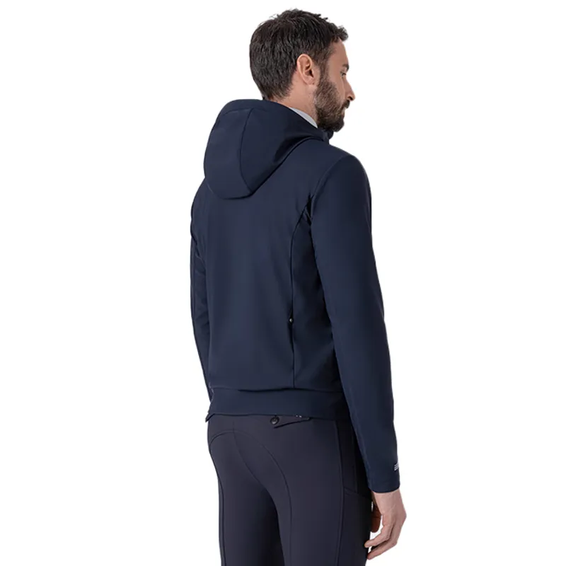 Equiline Ecude Mens Quilted Nylon-Tec Softshell Jacket - Blue-6