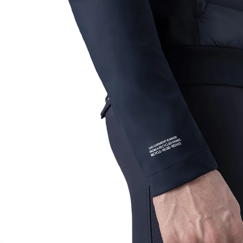 Equiline Ecude Mens Quilted Nylon-Tec Softshell Jacket - Blue-4