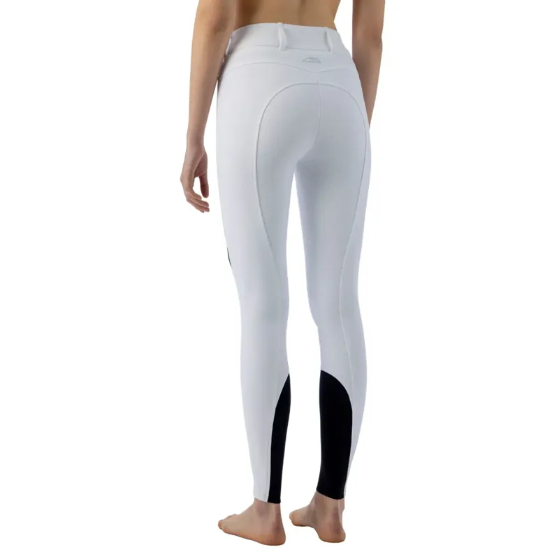 Equiline Edison BX-TECH Full Grip Womens Competition Breeches - White-2