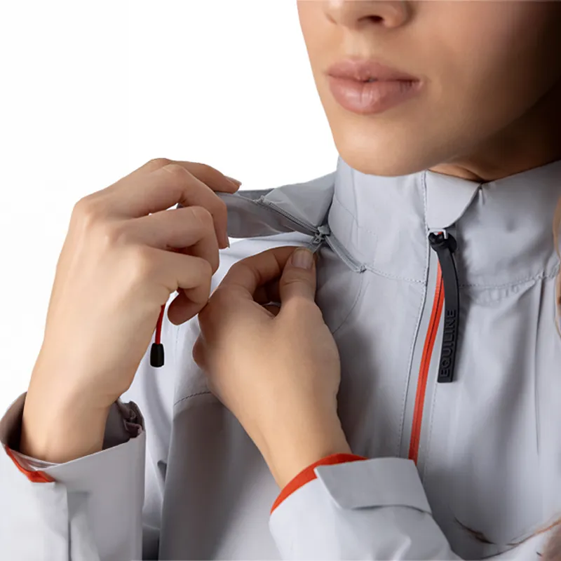 Equiline Efrida Ladies Waterproof Jacket - Artic Ice-4