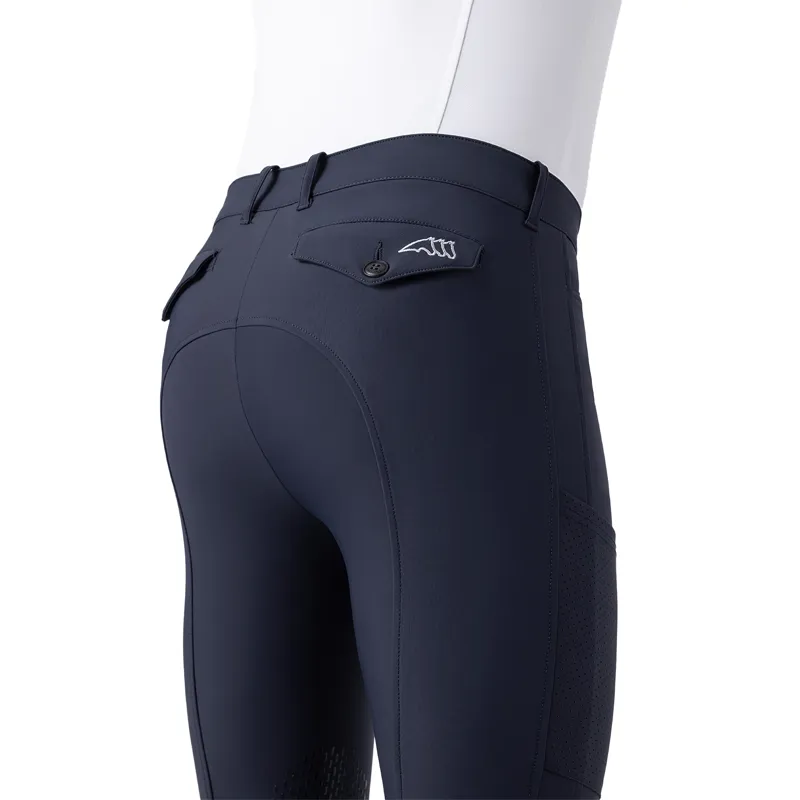 Equiline Egratik Knee Grip Mens Tech Breeches - Blue-3