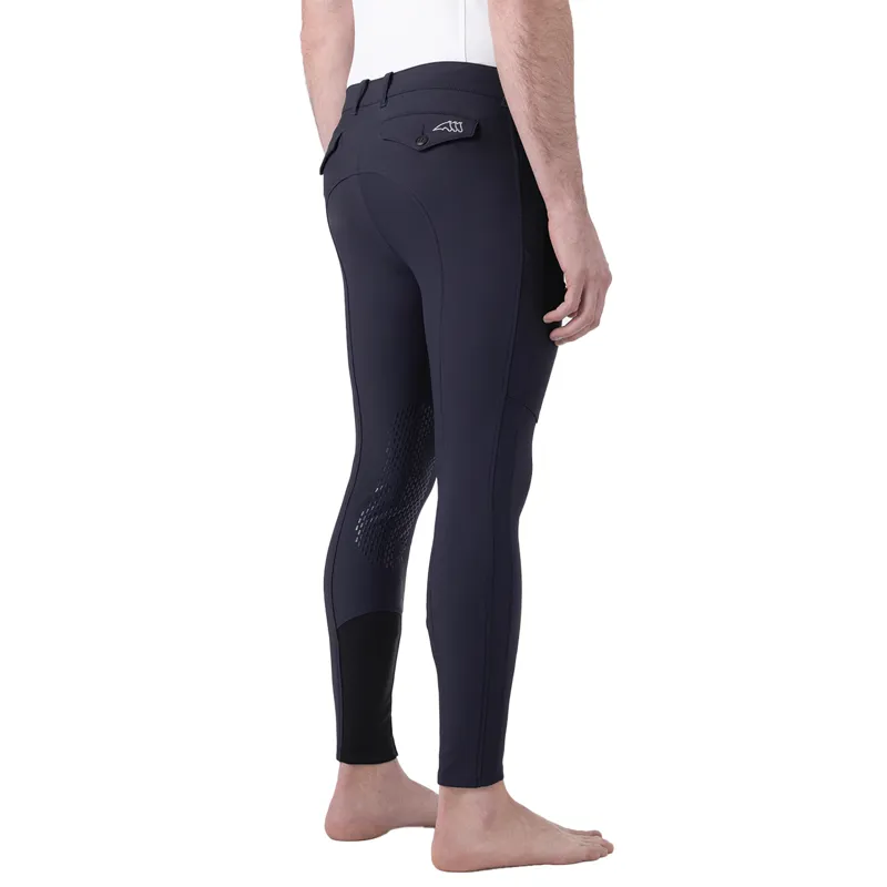 Equiline Egratik Knee Grip Mens Tech Breeches - Blue-4