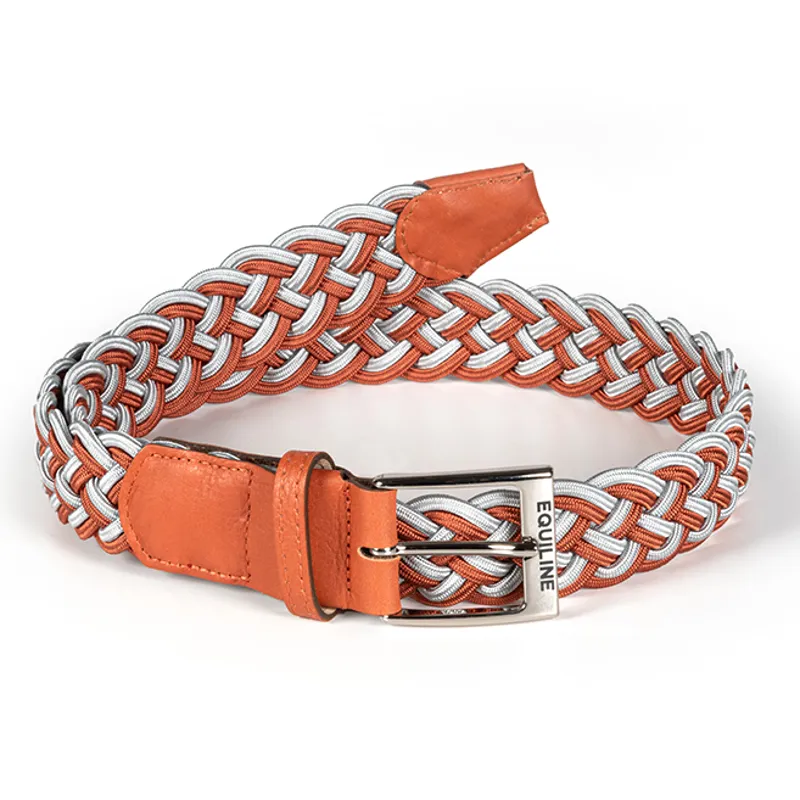 Equiline Egri Braided Elasticated Unisex Belt - Ginger
