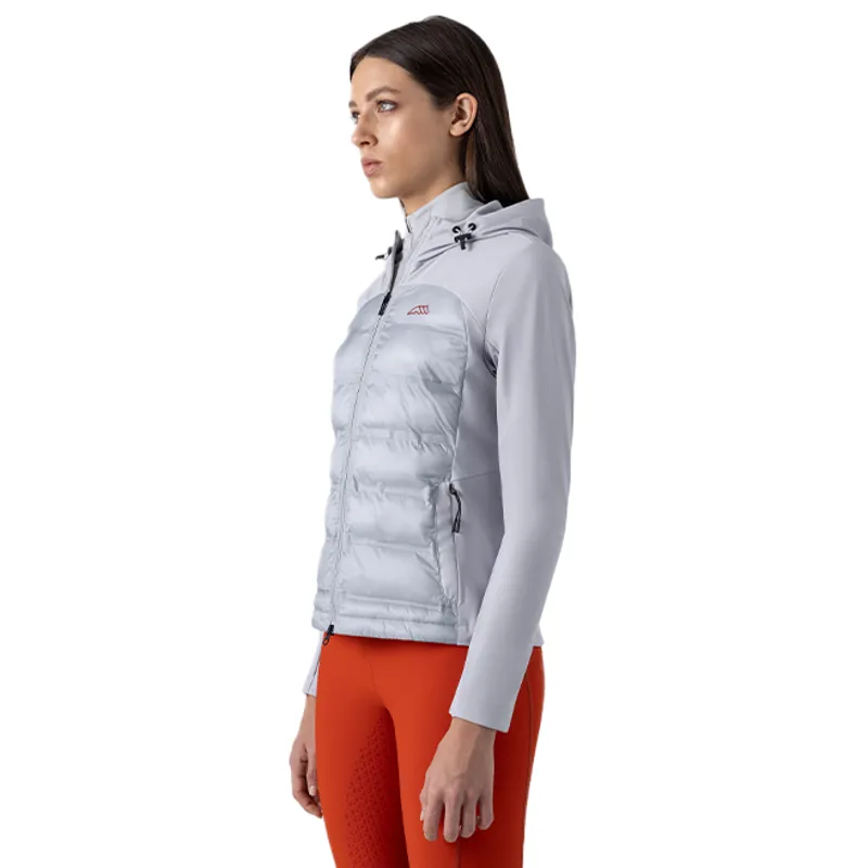 Equiline Egrige Ladies Quilted Nylon-Tec Softshell Jacket - Artic Ice-2