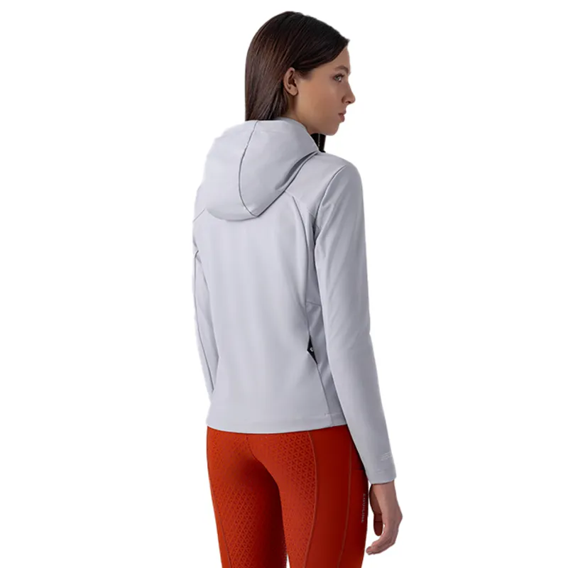 Equiline Egrige Ladies Quilted Nylon-Tec Softshell Jacket - Artic Ice-1