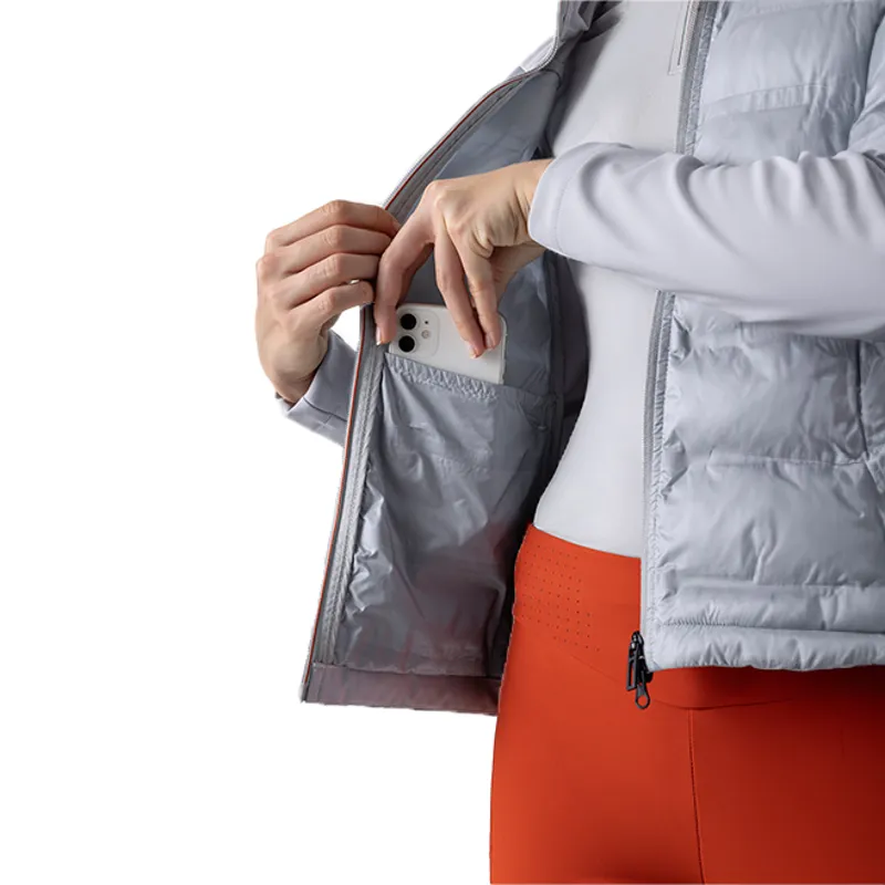 Equiline Egrige Ladies Quilted Nylon-Tec Softshell Jacket - Artic Ice-5