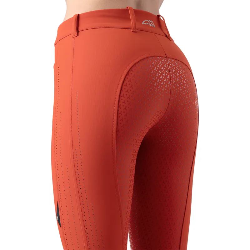 Equiline Endrafh Ladies Full Grip High Waist Breeches - Ginger-1