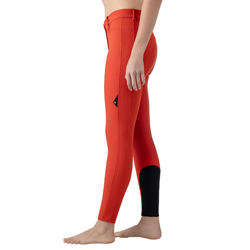 Equiline Endrafh Ladies Full Grip High Waist Breeches - Ginger-6