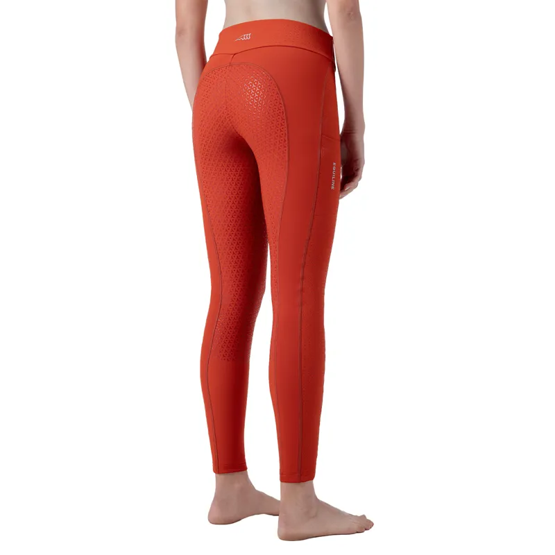 Equiline Engaref Full Grip Ladies Riding Tights - Ginger-4
