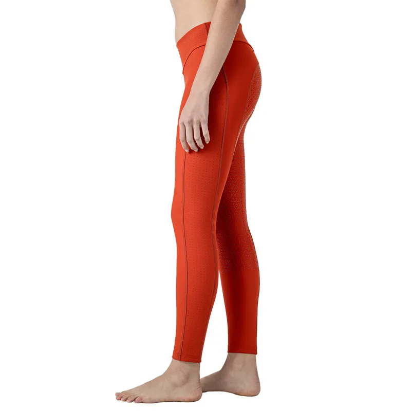 Equiline Engaref Full Grip Ladies Riding Tights - Ginger-5
