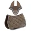 Equiline EQCHROMA Dressage Saddlecloth and Ear Net Set - Cappucino