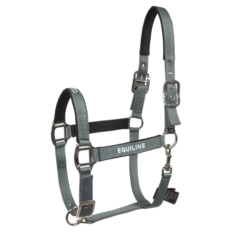 Equiline Eqcalong Headcollar and Leadrope Set - Forest Green