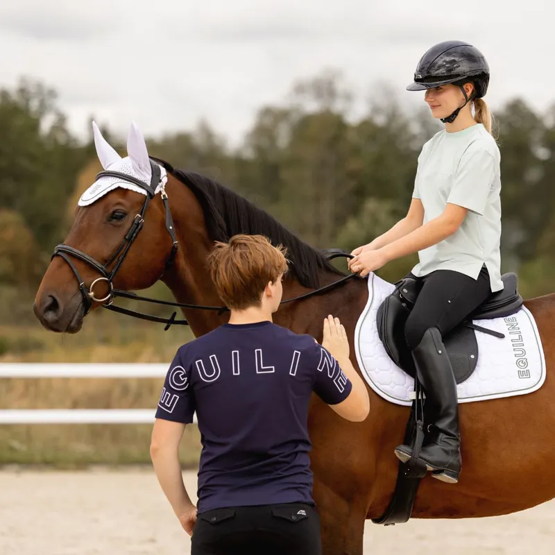 Equiline Eqcarge Mens Short Sleeve T-Shirt - Blue-3