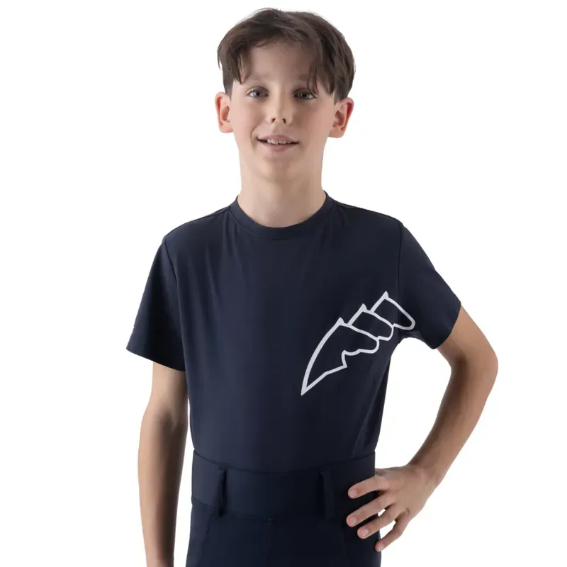 Equiline Eqcesco Junior T-Shirt - Blue
