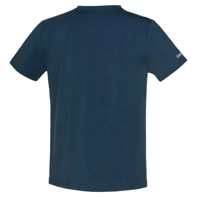 Equiline Eqcesco Junior T-Shirt - Blue-3