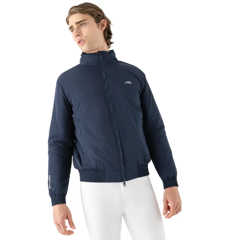 Equiline Eqcobric Unisex Bomber Jacket - Blue-2