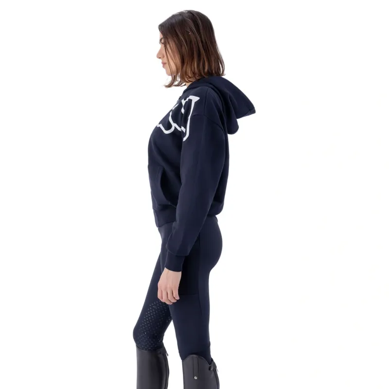 Equiline Eqcorgia Womens Full Zip Hoodie - Blue-5