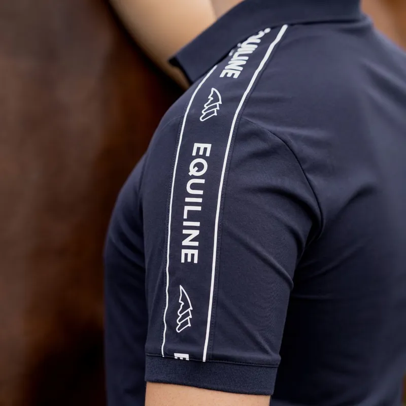 Equiline Eqcravet Mens Polo Shirt - Blue-1