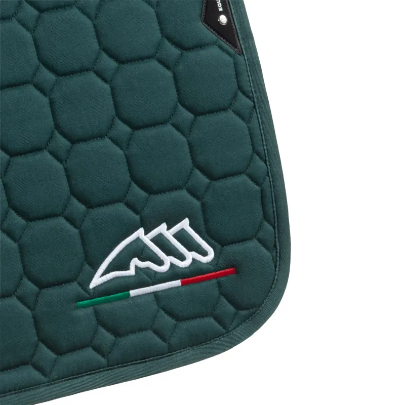 Equiline EQFLAGGY Dressage Saddlecloth and Eat Net Set - Green-1