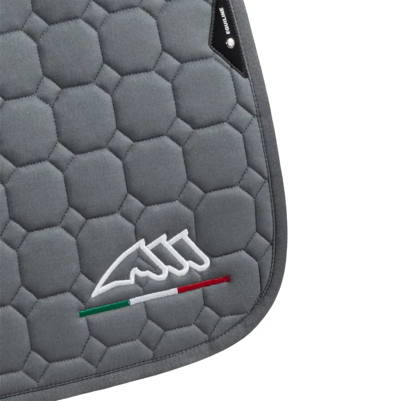Equiline EQFLAGGY Dressage Saddlecloth and Eat Net Set - Grey-1