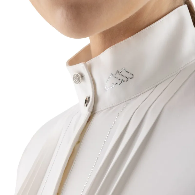 Equiline Eqgelsa Womens Long Sleeve Show Shirt - White-5