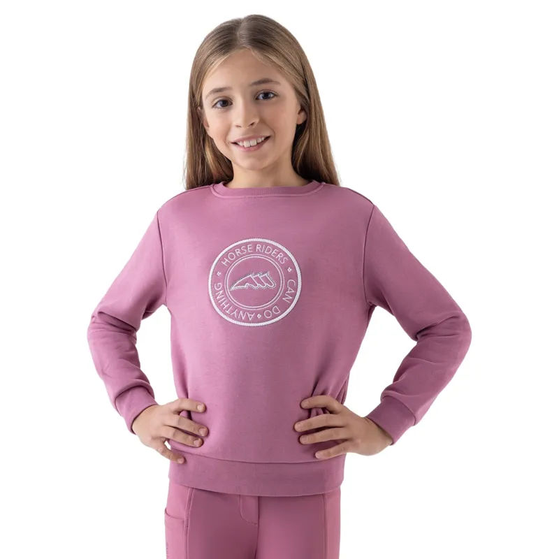 Equiline Eqgepa Junior Girls Sweater - Daybreak Pre-Order-1