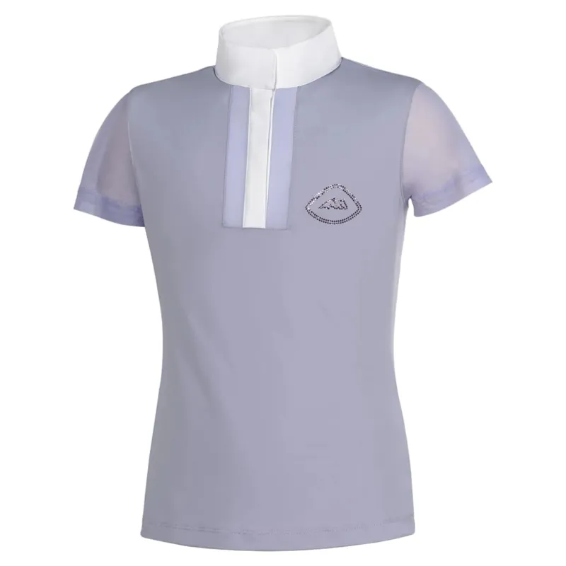 Equiline Eqgili Junior Girls Show Shirt - Glicine-1