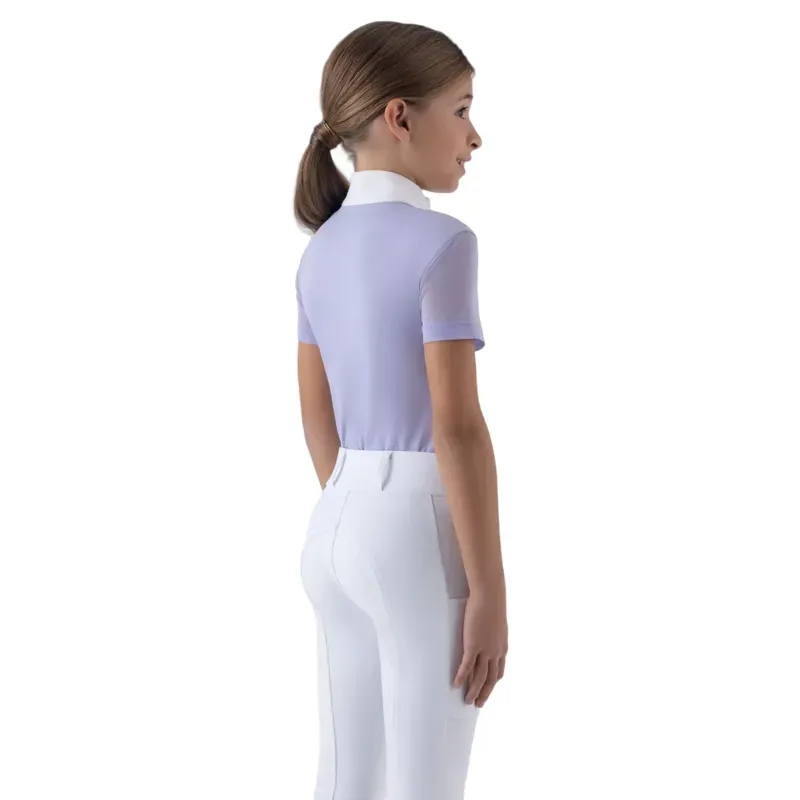 Equiline Eqgili Junior Girls Show Shirt - Glicine-2