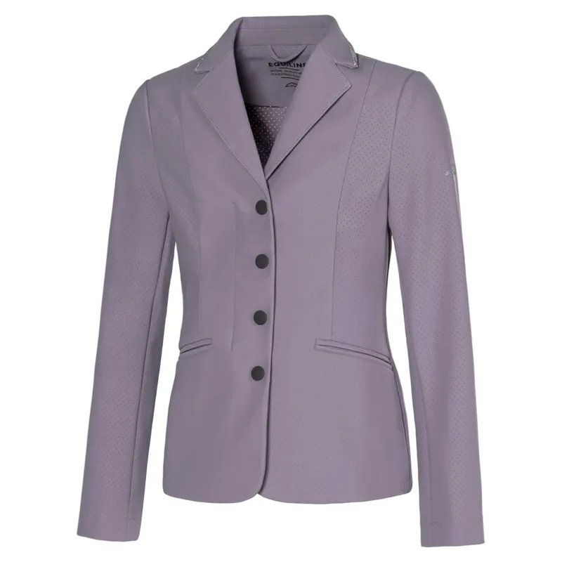 Equiline Eqgina Junior Girls Show Jacket - Mauve-1