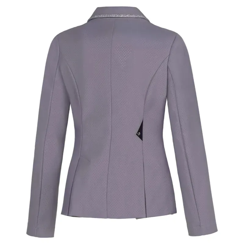 Equiline Eqgina Junior Girls Show Jacket - Mauve-2