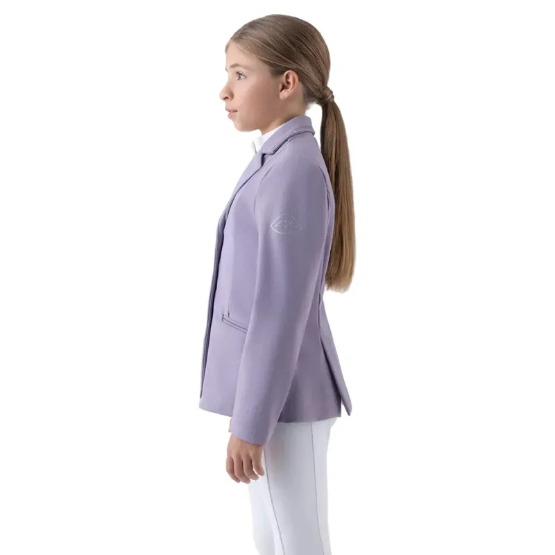 Equiline Eqgina Junior Girls Show Jacket - Mauve-5