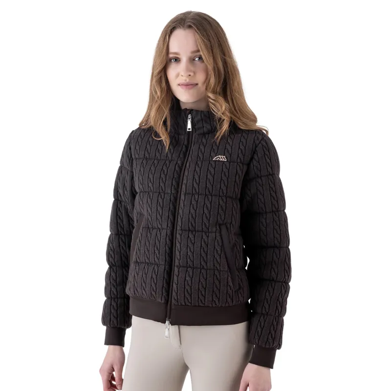 Equiline Eqclana Womens Quilted Wool Jacket - Coffee Bean Pre-Order