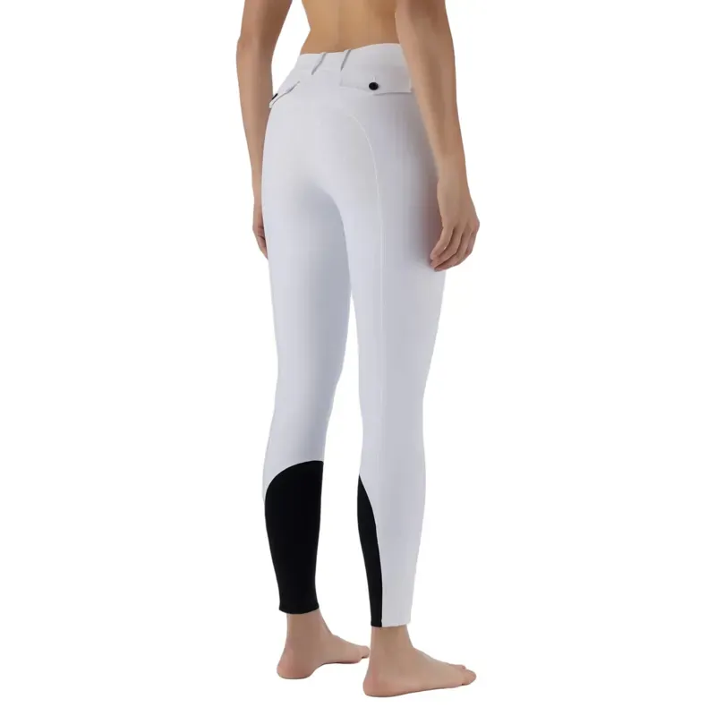 Equiline Eqgurf BX-TECH Full Grip Womens Breeches - White-2