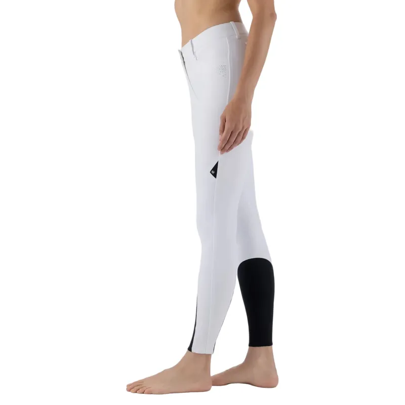 Equiline Eqgurf BX-TECH Full Grip Womens Breeches - White-6