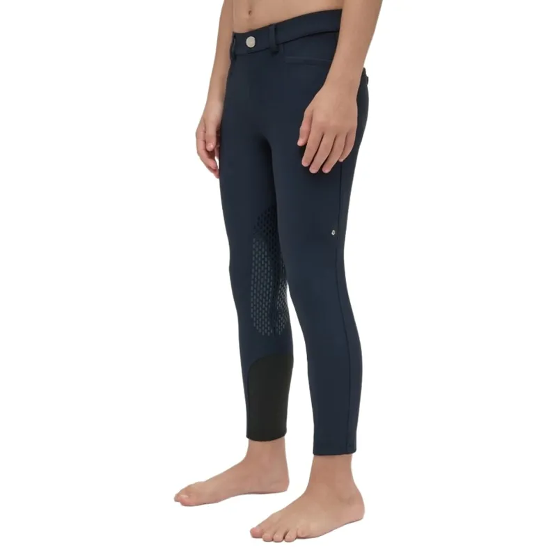 Equiline Junior Knee Grip Breeches - Blue