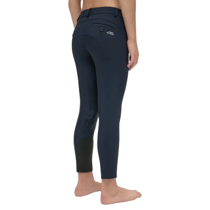 Equiline Junior Knee Grip Breeches - Blue-1
