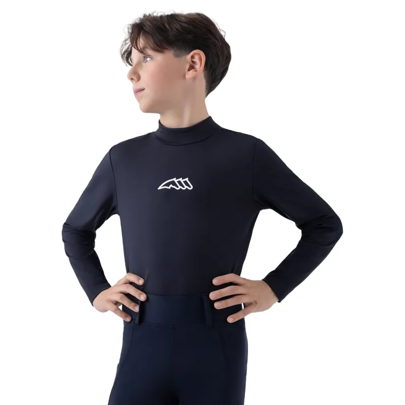 Equiline Eqjin Junior Unisex Second Skin Base Layer - Blue Pre-Order-2