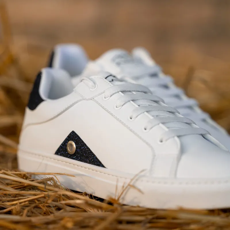 Equiline Eqrudig Ladies Trainers - White/Blue-1