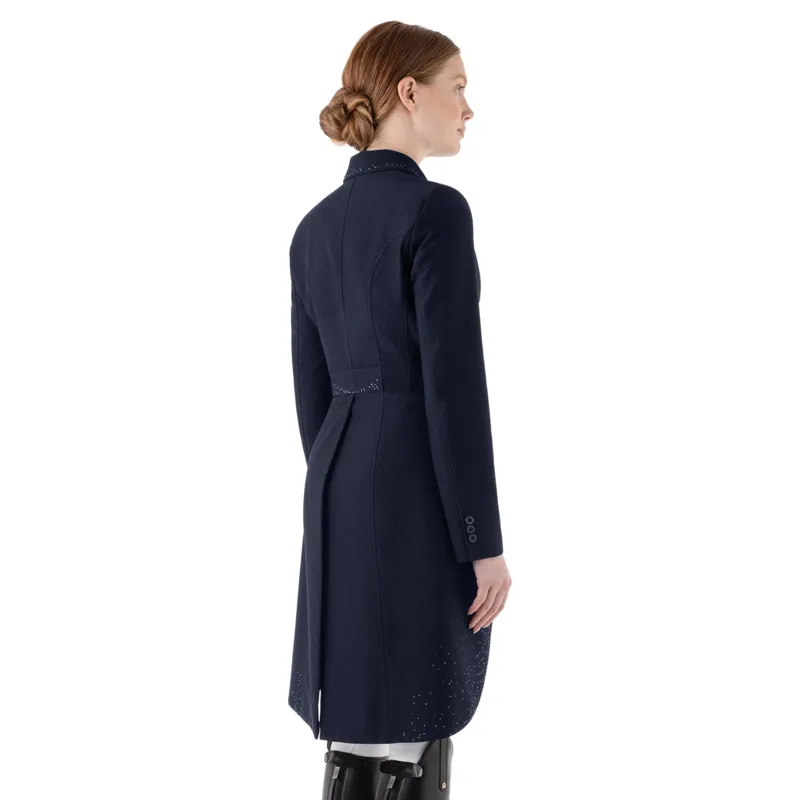 Equiline Eqzeffiro Women's Mesh Dressage Tails - Blue-3