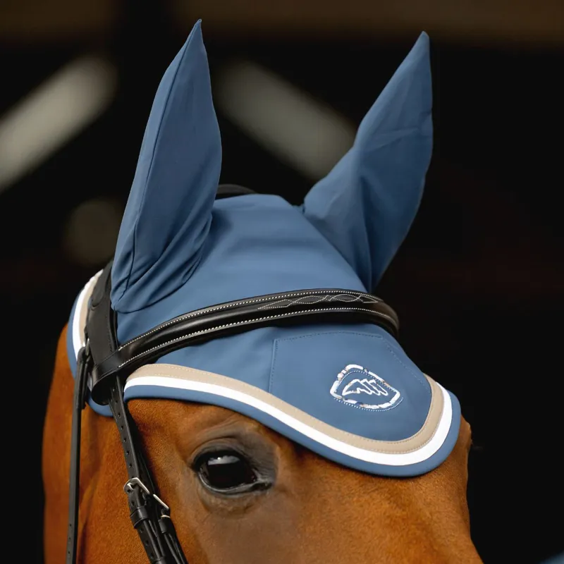 Equiline Eroc Tech Ear Net - Dark Denim-1