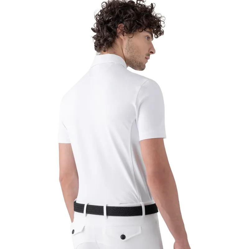 Equiline Ethan Mens Short Sleeve Show Shirt - White-2
